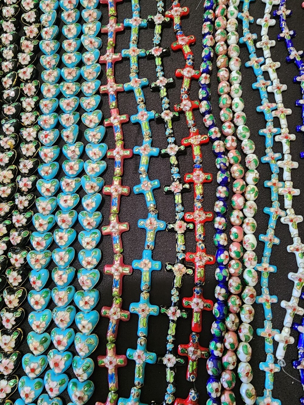 Cloisonne Metal Beads - Picture 3 of 4